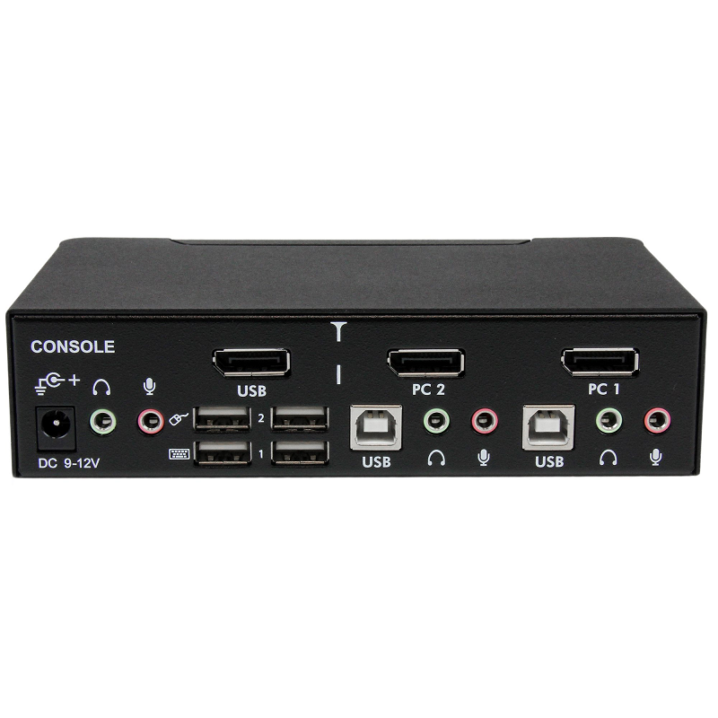 StarTech SV231DPUA 2 Port Professional USB DisplayPort KVM Switch with Audio